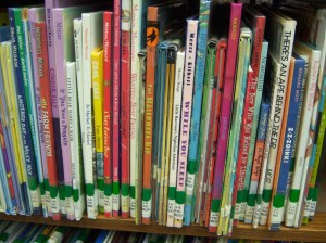 Can you find a truck book in our picture book section? 
